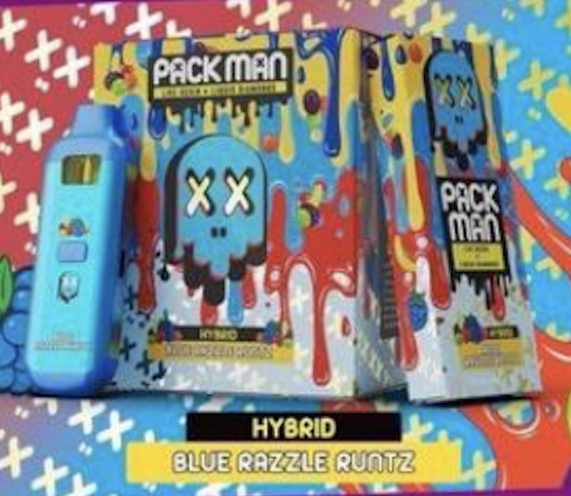 Packman Disposable Blue Razzle Runtz